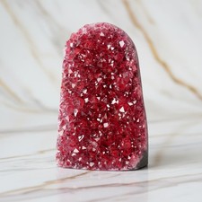 Rote Amethystdruse Deko