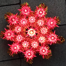 Weihnachtsstern als Christbaumspitze verwendbar Stern blinkend Weihnachten