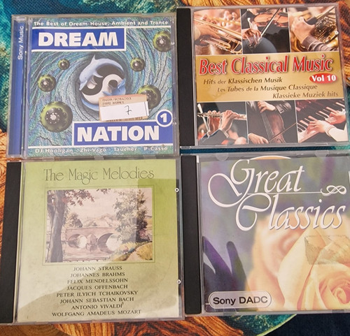 Musik konvolut sammlung - 4x, cd