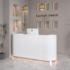 Geschäft Salon Empfangstisch Theke Tresen Kasse Laden Weiß 100*60cm