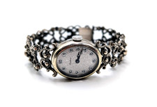 Vintage Bergland Armbanduhr 835 Silber mechanisch Trachtenschmuck Art.-Nr:1997