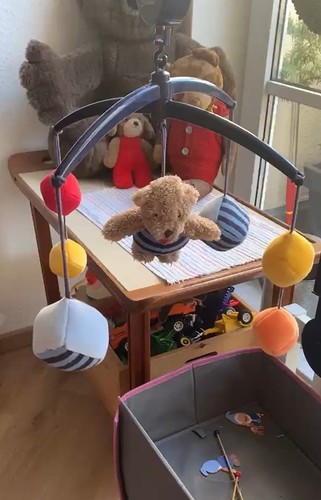 Baby spieluhr mit halterung - spieluhr,