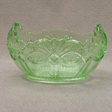 Seltene Art Deco Uranglas