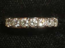 Brillantring, 7 Steine in 750