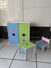 Haba Puppenschrank und Puppenstuhl Pusteblume
