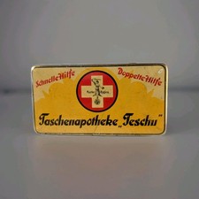 2. WK Taschenapotheke - "Teschu" Blechdose Marke Hygiea , Top Zustand ca  1940 
