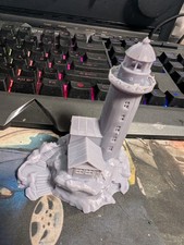 SPUR Z Leuchtturm mit Berg