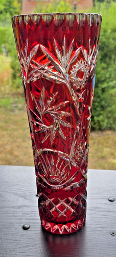 Große kristallglas vase 31 - vase,