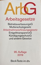 Arbeitsgesetze ArbG | Buch |