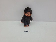 Plüsch-Affe Monchichi braun orange   Kuscheltier Spielzeug Tierfigur alt #257880