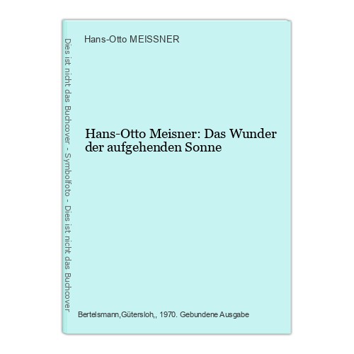 Hans otto meisner das - meisner:,