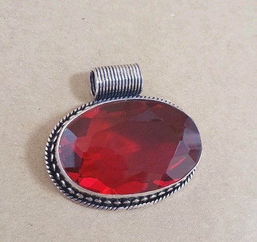 Granat edelstein anhänger - edelstein,