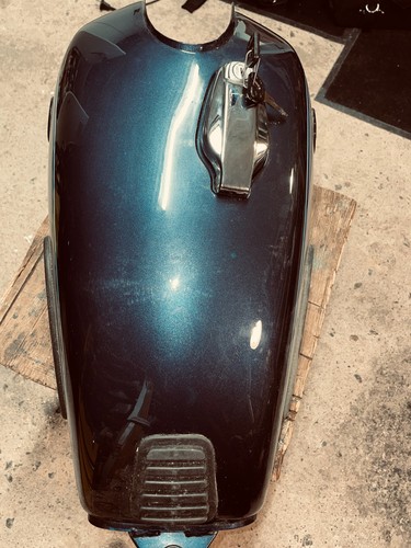 Yamaha 500 tank 48t blau - sr,