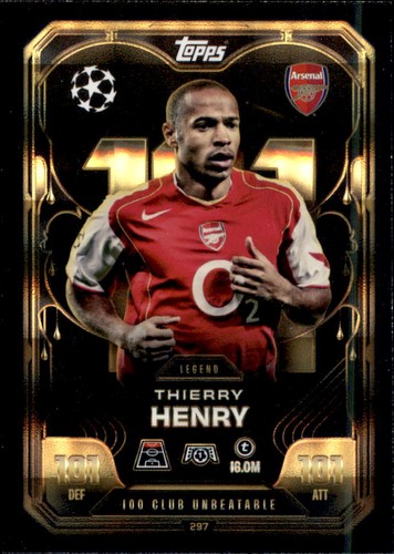 297 thierry henry 100 - thierry, club