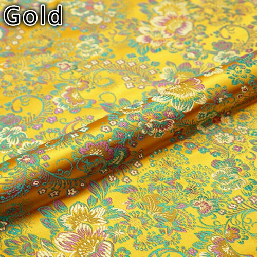 Brokat kunstseide satin stoff - brokat,