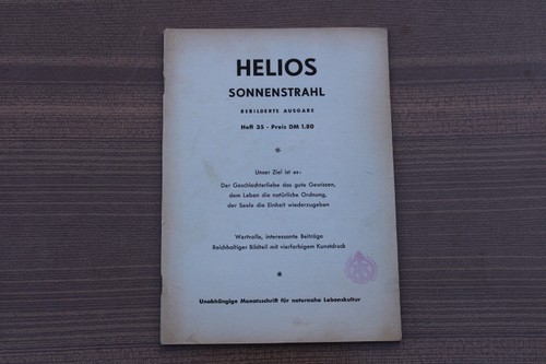 Helios sonnenstrahl heft - helios, nr