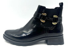 Tamaris 9-25428-21 Schwarz Gr. 37 Damen Leder Stiefeletten UVP: 89,90€ (S/1779)