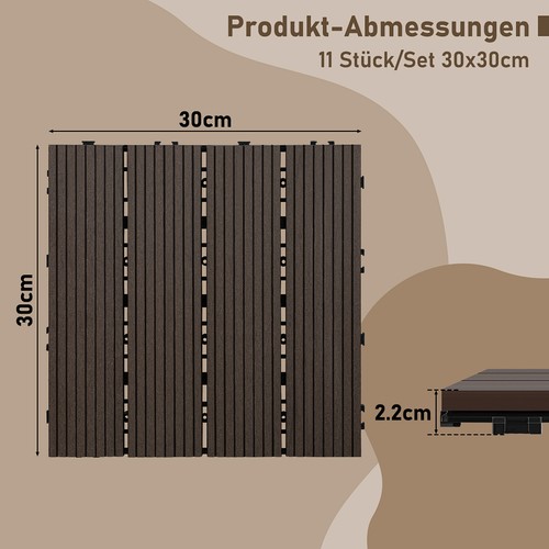 Wpc terrassenfliesen - wpc,
