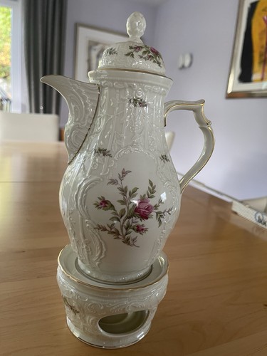 Kaffeekanne mit stövchen - kaffeekanne,