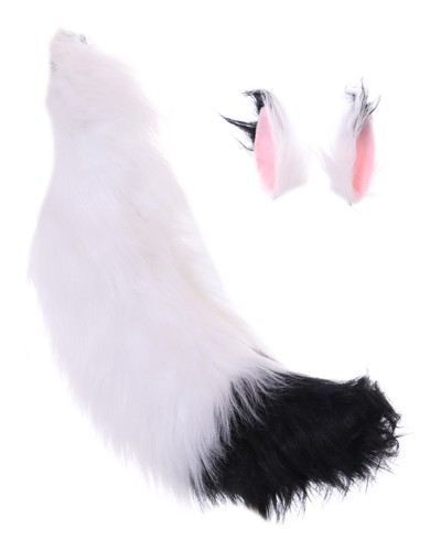 Weiß schwarz tier 70cm - c-10-4,