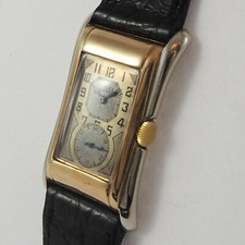 ROLEX PRINCE DOCTORS WATCH Weißgold/Gelbgold 2 farbiges Goldgehäuse 1930er Jahre