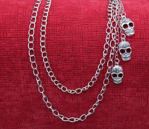 Hosenkette totenkopf - hosenkette,