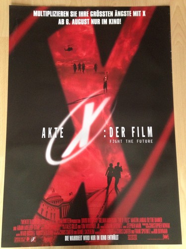 Akte der film kinoplakat - akte, x