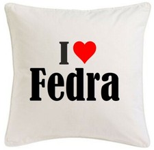 KISSENBEZUG I LOVE FEDRA