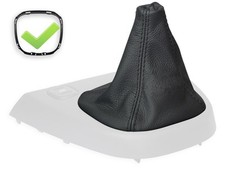 SCHALTMANSCHETTE FUR FIAT PANDA 3 2012-2025 SCHALTSACK ECHTELEDER + RAHMEN