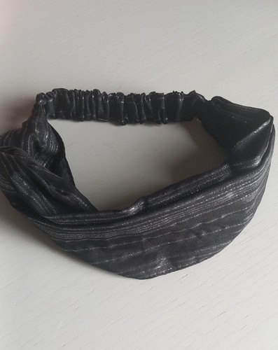 Haarband tuch schwarz mit - -tuch,
