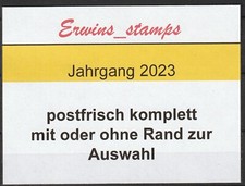 Mi-Nr: 3732 - 3805 Bund 2023