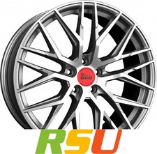 MAM RS4 palladium front polish 8x18" ET45 LK5 112 ML 72.6 Alufelgen 18 Zoll