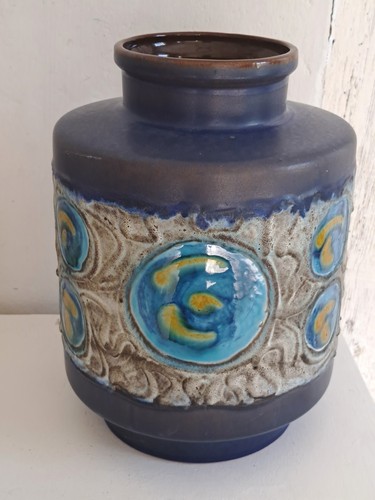 Scheurich bodenvase blau fat - scheurich, blau/fat