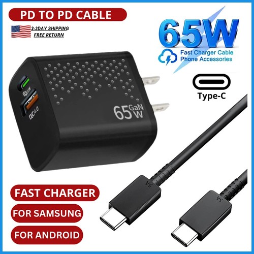 65w fast charger wall - pd,