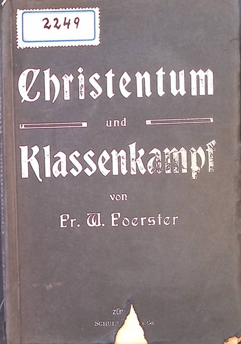 Christentum und klassenkampf - und,