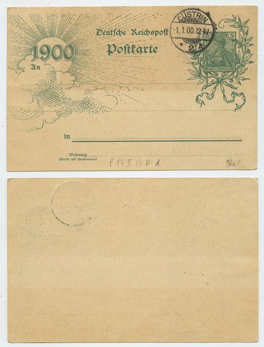 123999 ganzsache 43 - p,