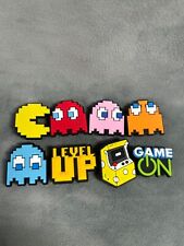 Schuh Charms für Kroko Clogs Jibbit 8 Stck. Pacman Retro Gaming Game Over Spiele