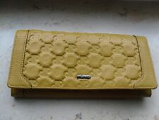 PICARD Geldbörse Geldbeutel Portemonnaie (cognac) senfgelb LEDER Börse Purse TOP