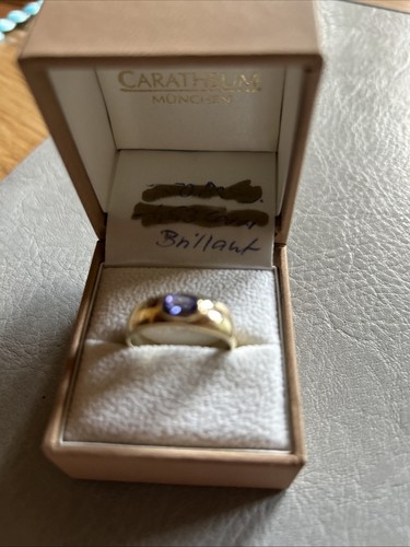 Ring gelbgold 585 mit tansanit - 585,