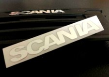 Scania schriftzug chrom - scania,
