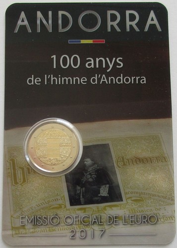 Andorra euro 2017 100 jahre - andorra,