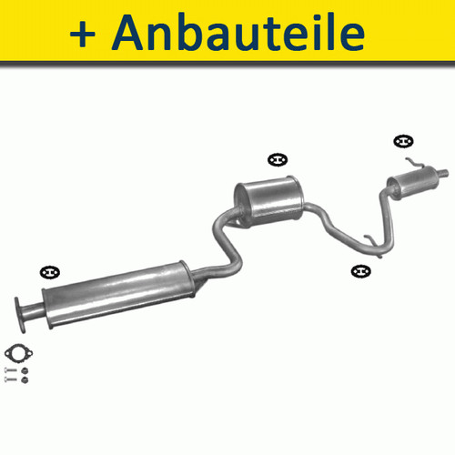 Auspuff katalysator für - ab, katalysator+