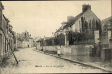 Ak Gretz Seine et Marne, Rue de la Fontaîne - 2597351