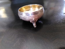 antike Saliere Silber Fußschale 13 Lot signiert