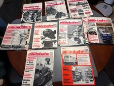Moderne Eisenbahn | Vintage Magazine Zeitschriften | 1963 - 1971 Modelleisenbahn
