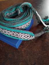 Brettchenborte handgewebt,Mittelalter Larp Reenactment, Baumwolle, 4m, 4,5cm 