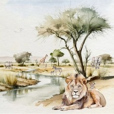 20 Servietten Etosha Park