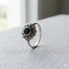 Antik Art Déco Damenring ·