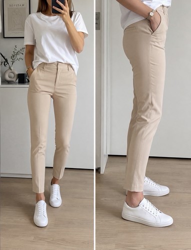 Patrizia pepe stoffhose beige - pepe,