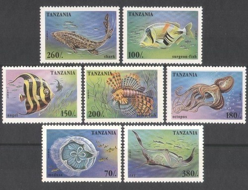 Tanzania 1995 marine fish - tanzania,